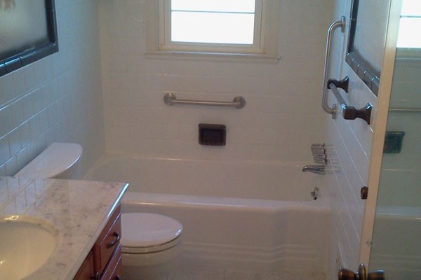 Residential bathroom remodeling