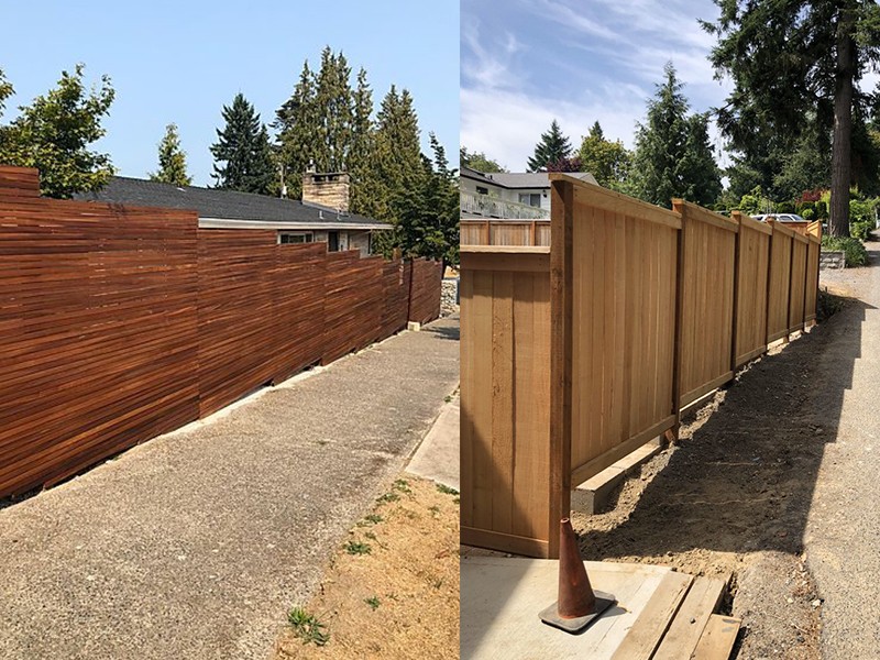 Wood Fencing Services Woodinville WA